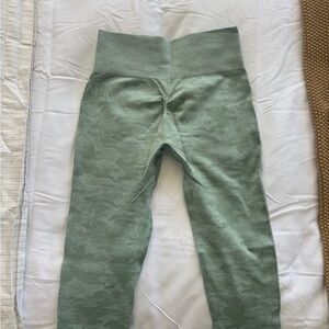 Gymshark Green Camouflage Leggings